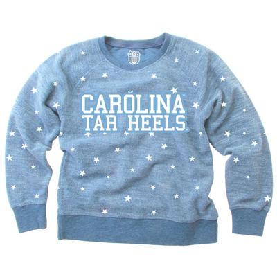 Carolina Kids Reverse Fleece Crew Sweatshirt