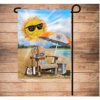 Tennessee Lady Vols Logo Summer Time Garden Flag