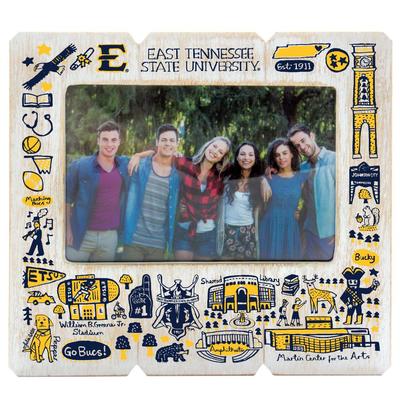 ETSU Julia Gash 4 X 6 Distressed Frame