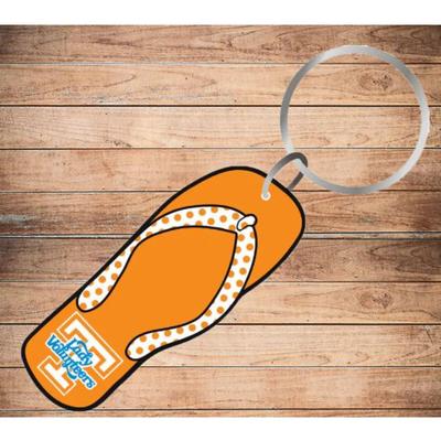 Tennessee Lady Vols Flip Flop Keychain