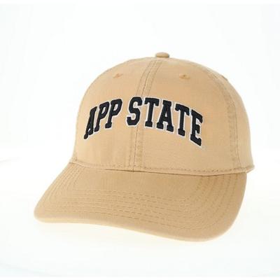Appalachian State Legacy Arch Adjustable Hat STRAW