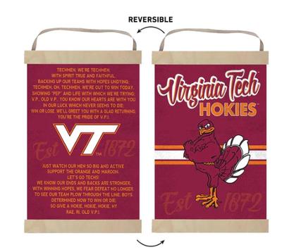 Virginia Tech Reversible Fight Song Banner