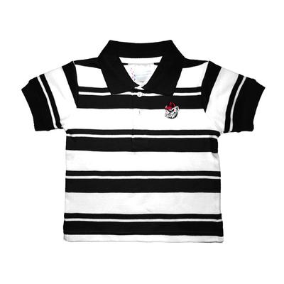 Georgia Toddler Bulldog Rugby Golf Shirt