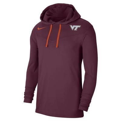 Virginia Tech Nike Dri-FIT Logo Hoodie