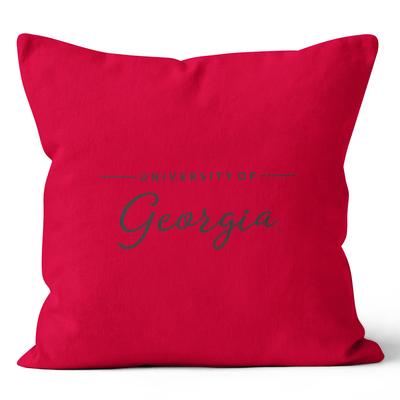 Georgia 18 X 18 Script Pillow