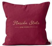  Florida State 18 X 18 Script Pillow