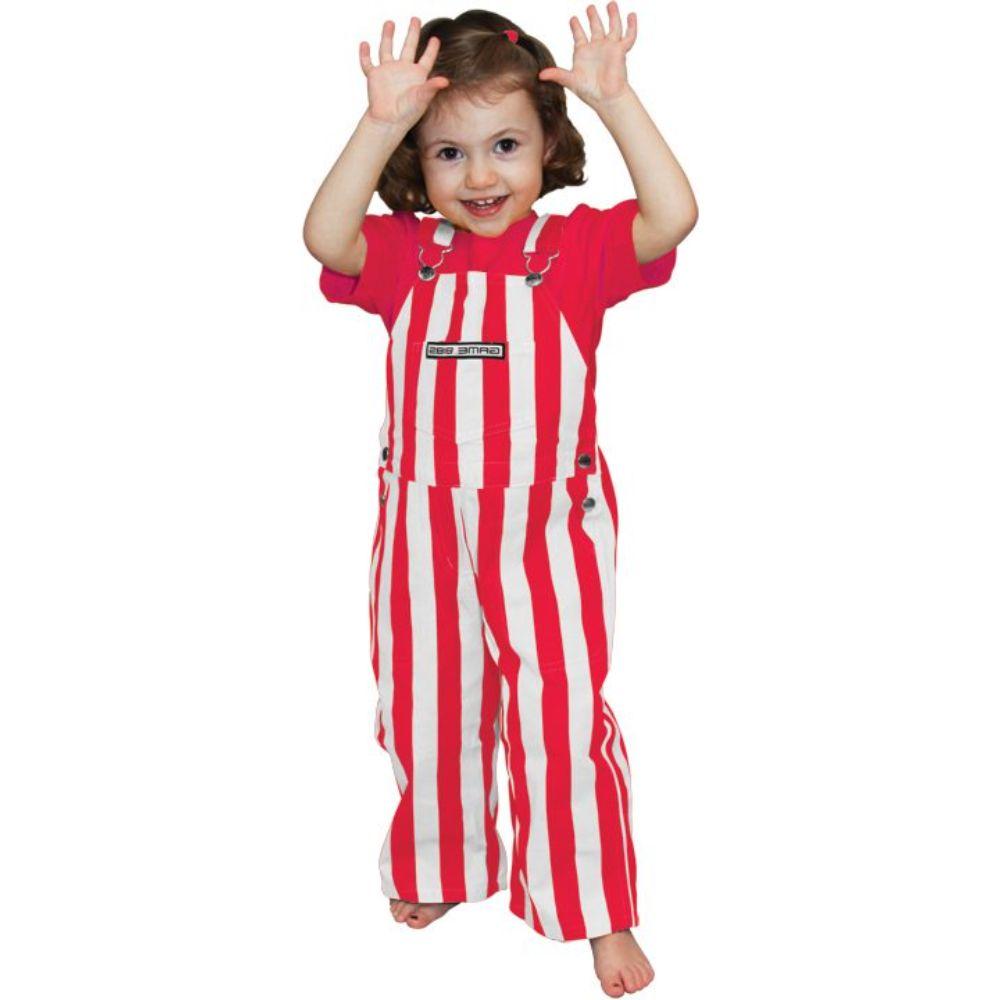  Red And White Striped Toddler Game Bibs