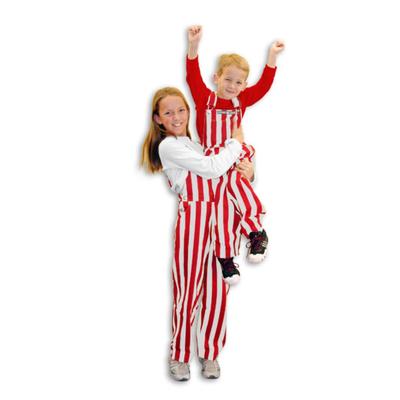 Red and White Striped YOUTH Game Bibs