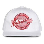  Nebraska Retro Circle Adjustable Flatbill Hat