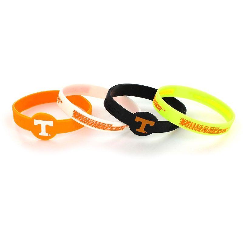 Vols Tennessee 4Pack Silicone Bracelets Alumni Hall