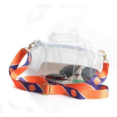 Clemson Clear Kay Kay Mini Duffel