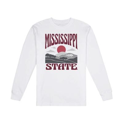 Mississippi State Uscape Summit Garment Dyed Long Sleeve Tee