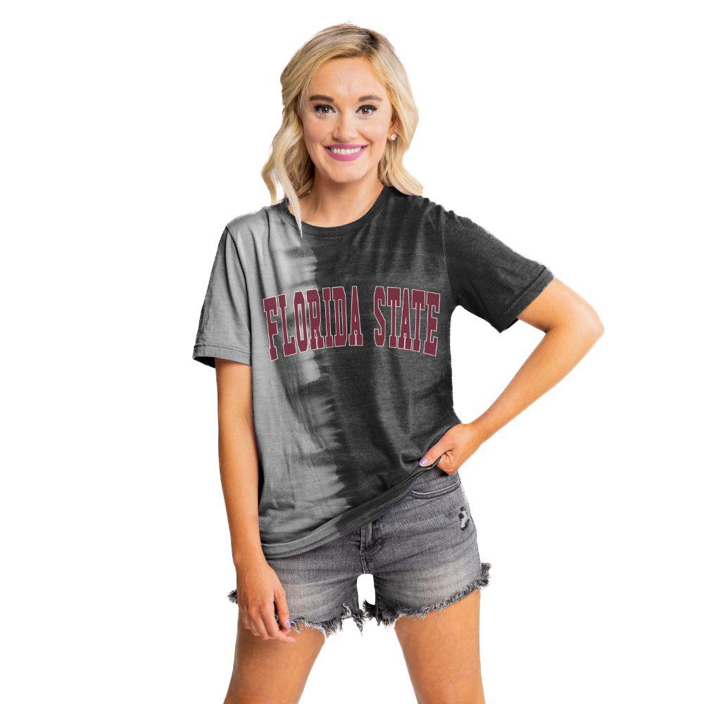  Florida State Gameday Couture Find Your Groove Spilt Dyed Tee