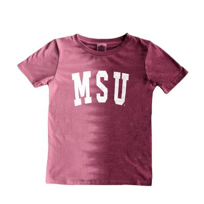 Mississippi State Gameday Couture YOUTH Find Your Groove Spilt Dyed Tee