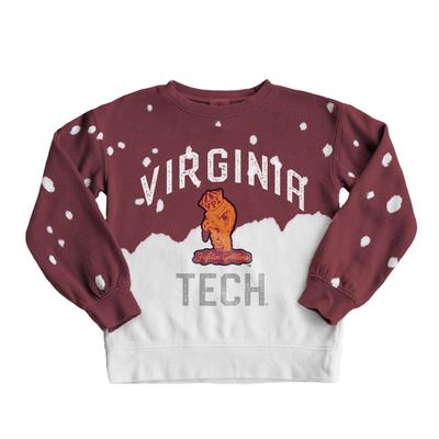 Virginia Tech Gameday Couture YOUTH Twice as Nice Faded Pullover