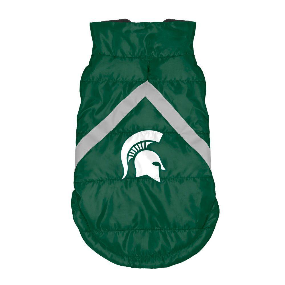  Michigan State Pet Puffer Vest