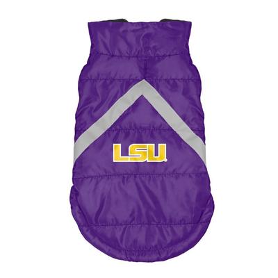 LSU Pet Puffer Vest Coat