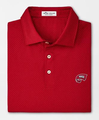 Western Kentucky Peter Millar Dolly Printed Performance Polo