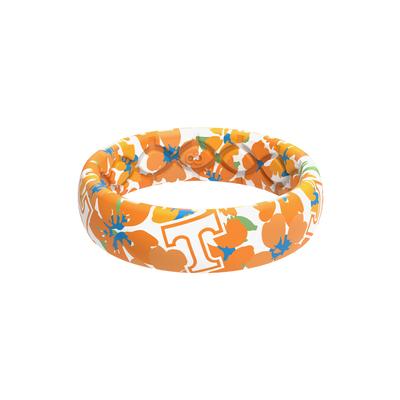 Tennessee Thin Floral Groove Life Ring