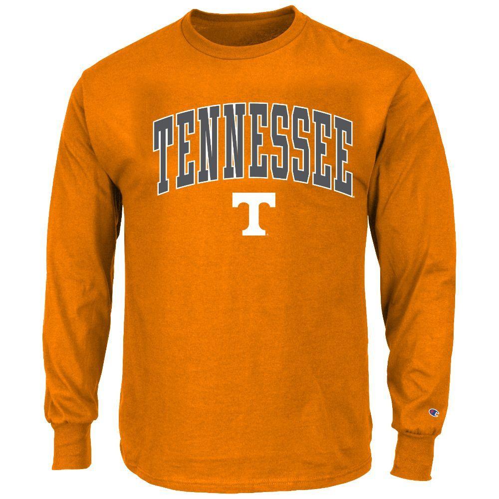  Tennessee Big & Tall Champion Arch Over Logo Long Sleeve Tee