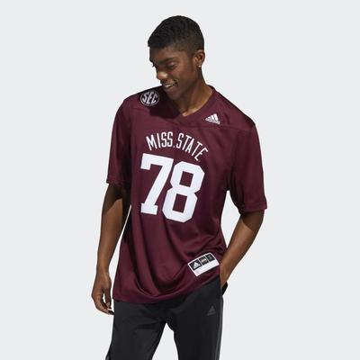 Mississippi State Adidas Strategy Premier Football Jersey