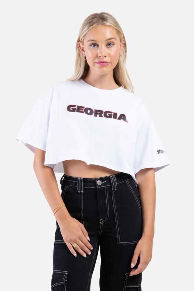 Georgia Hype And Vice Touchdown Crop Tee