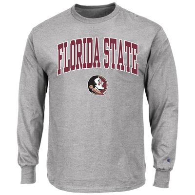Florida State Big & Tall Champion Arch Over Logo Long Sleeve Tee