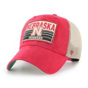  Nebraska 47 Brand Four Stroke Patch Trucker Hat