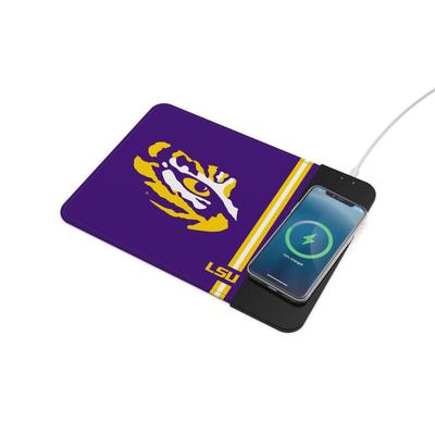 LSU Wireless Phone Charging Mouse Pad