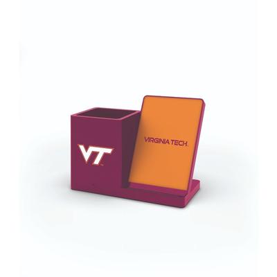 Virginia Tech Wireless Desktop Organizer and Phone Charger