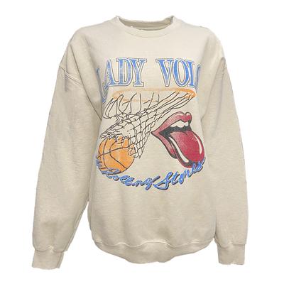 Tennessee LivyLu Lady Vols Off Net Rolling Stones Sweatshirt
