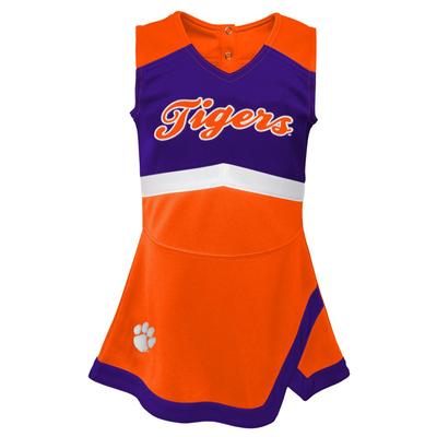 Clemson Infant Cheerleader 2-Piece Dress