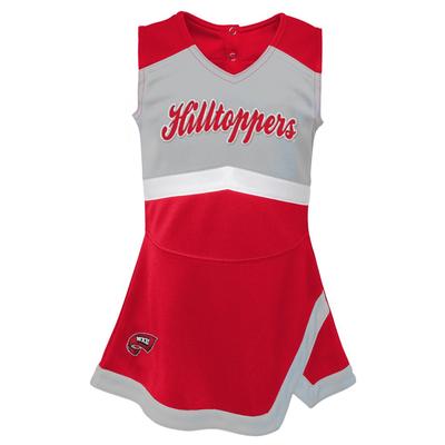 Western Kentucky Toddler Cheerleader 2-Piece Dress Set