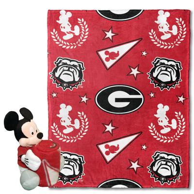 Georgia Mickey Mouse Plush & Throw Blanket Bundle