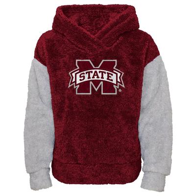 Mississippi State YOUTH 2-Tone Teddy Fleece Hoodie