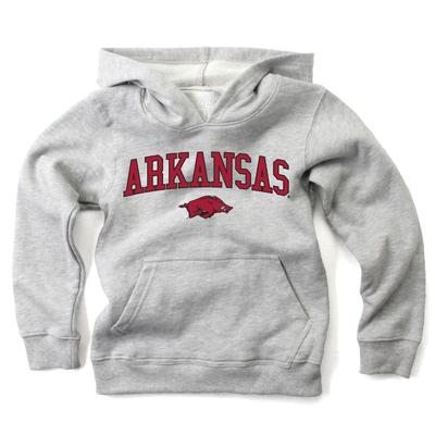 Arkansas YOUTH Arch Logo Hoodie