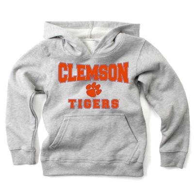 Clemson YOUTH Stacked Logo Hoodie
