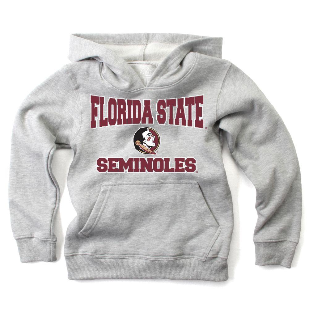  Florida State Youth Stacked Logo Hoodie
