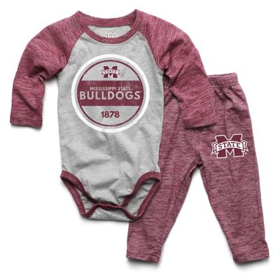 Mississippi State Infant Onesie and Pant Set