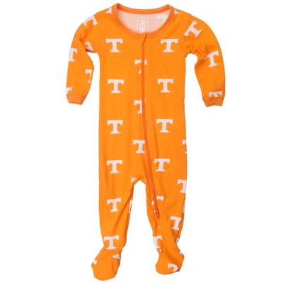 Tennessee Infant Zip Pajamas