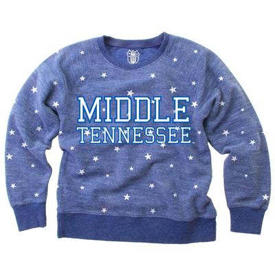 MTSU Kids Reverse Fleece Crew Sweatshirt