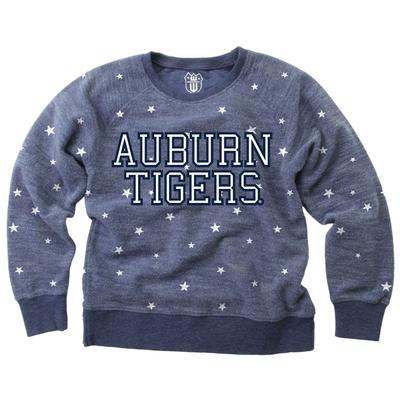 Auburn Kids Reverse Fleece Crew Sweatshirt