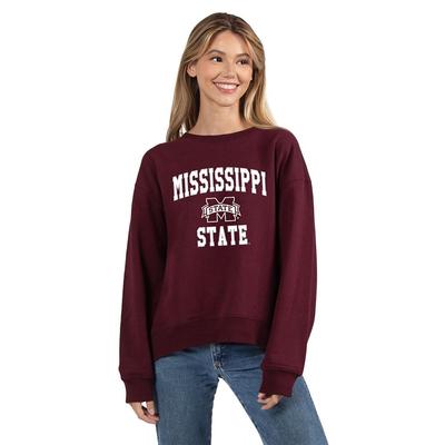 Mississippi State Chicka-D Old School Throwback Crew MAROON