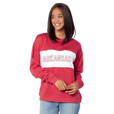 Arkansas University Girl Pennant Sweatshirt
