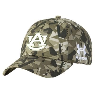 Auburn Under Armour Camo Freedom Hat