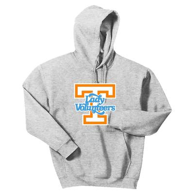 Tennessee Lady Vols Giant Logo Hoodie ASH