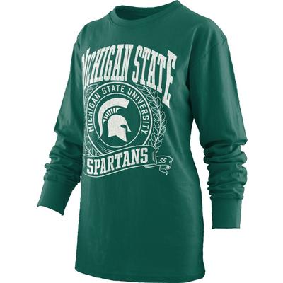 Michigan State Pressbox Big Country Long Sleeve Top