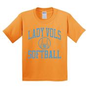  Tennessee Youth Lady Vols Softball Arch Tee