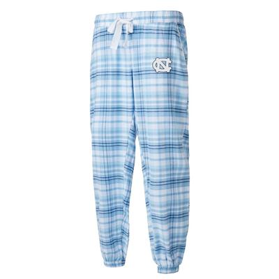 UNC College Concepts Women's Mainstay Flannel Jogger