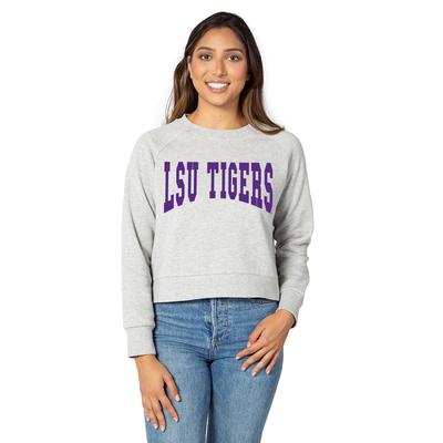LSU University Girl Boxy Raglan Sweatshirt